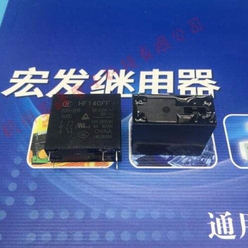Free shipping lot(10pieces/lot) Original New JZX-140FF HF140FF 005-2HS HF140FF-005-2HS JZX-140FF-005-2HS 6PINS 10A 5VDC Relay