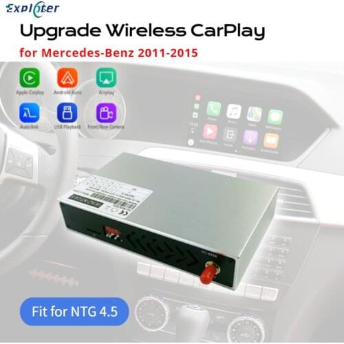 Exploter Wireless Carplay Upgrade Kits for Mercedes Benz 2011-2014 COMAND APS NTG 4.5 AUDIO 20 A CLA B C Class CLS GLK ML SL