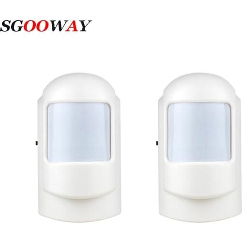 Sgooway 433 Mhz Wireless Mini PIR Motion Sensor Alarm Detector Infrared Sensor PIR Sensor Motion Detector for Home Alarm System