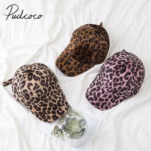 Infant Kids Baby Girls Boys Unisex Leopard Baseball Cap Fashion Caps Sunscreen Active Hats Gift