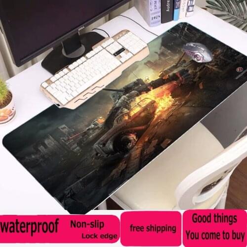 MRGLZY big mouse pad war gaming accessories pad computer keyboard desk mat household carpet mat XXL waterproof non-slip 40x90cm