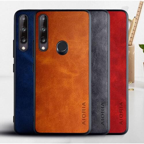 Case for Huawei P40 Lite E Luxury Vintage leather cover for huawei p40 lite e case funda coque capa Business