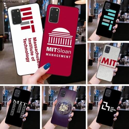 PENGHUWAN World famous university MIT Phone Case Cover for Samsung S20 plus Ultra S6 S7 edge S8 S9 plus S10 5G lite 2020
