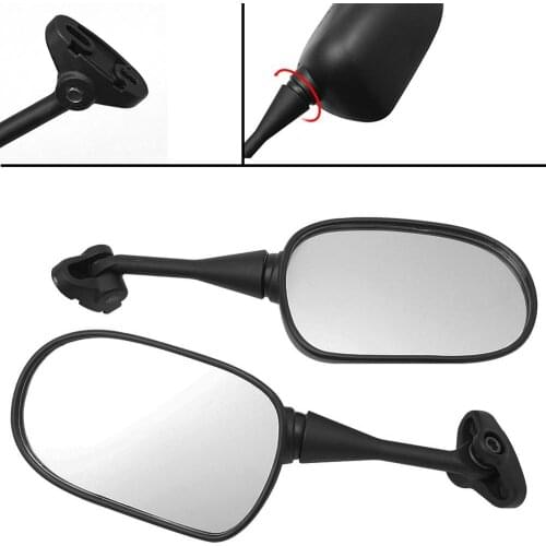 Black Motorcycle Rear View Mirror side mirrors For VFR800 HONDA VFR 800 2002-2008 V-TEC Motorbike Accessories