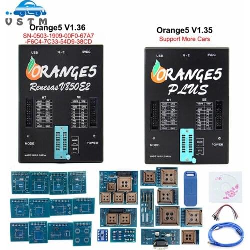 Best V1.36 Orange5 ECU Programmer OEM Orange 5 Full Adapters V1.35 Orange5 Plus Full Universal Programmer Orange5 Programming