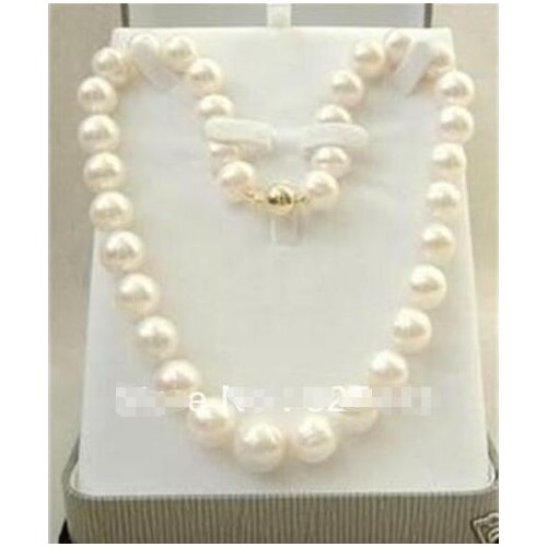 Wholesale free shipping>> natural gold clasp 9 - 10 mm Akoya pearl necklace 17