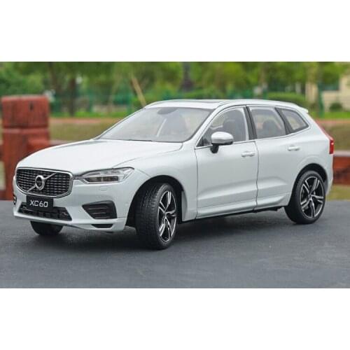 Original Factory 1:18 New Xc60 Sport Version White Alloy Metal Classic Toy Models for Gift, Collection