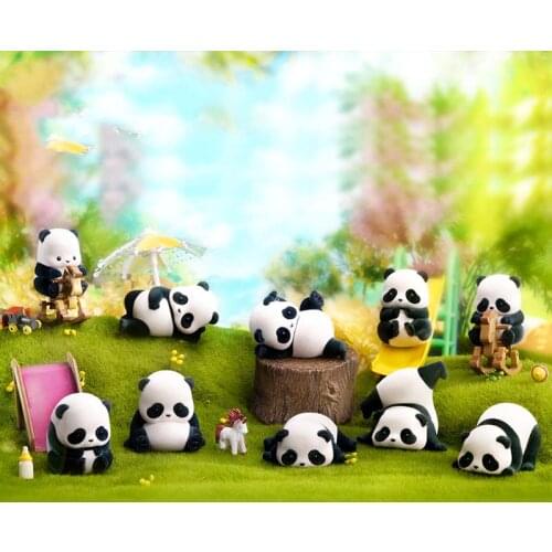 Panda Roll Animal Series Blind Box Kawaii Figure Doll Collection Decoration Cute Anime Model Toys Birthday Gifts For Adult Kids
