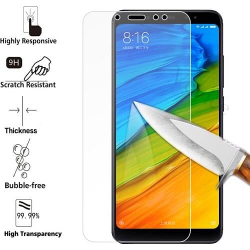 Clear Tempered Glass For Redmi 5 Plus 6 Pro Note 6 5 Pro 4 4X For Xiaomi Mi 8 A2 Lite A1 5X 6X Shockproof Screen Protectors Film