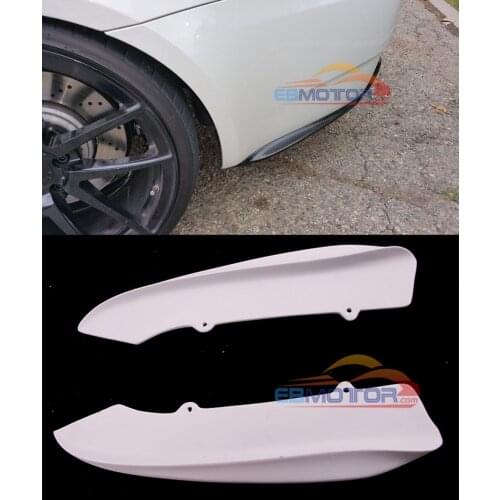 UNPAINTED fiber glass Rear Bumper Side Splitter Spoiler EXTENSIONS 1pair for BMW E92 E93 2D M3 Model 08-13 B438bF