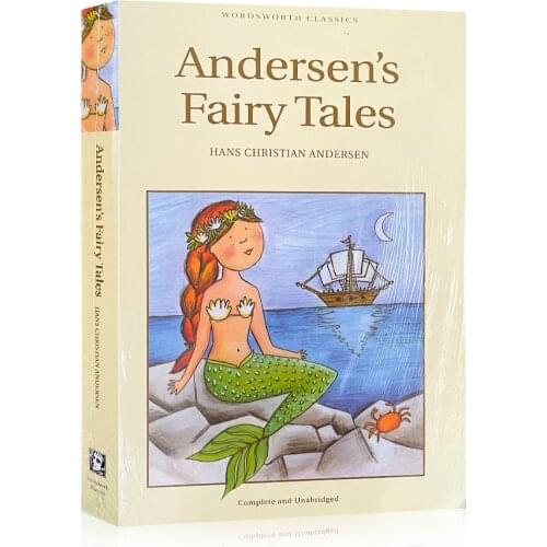 Andersens Fairy Tales Short Story Reading Books In English Kids Bedtime Story Learning Book for Children