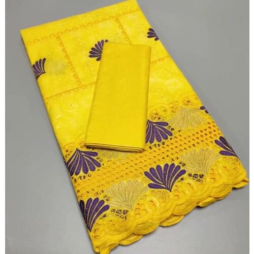 Embroidery African Bazin Fabric 2.Yards+2.5 Yards French Bazin Net Mesh Nigerian Guipure Lace fFabric With Stones For Sewing