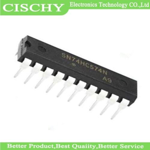 10pcs/lot SN74HC574N SN74HC574 74HC574N 74HC574 DIP-20 In Stock