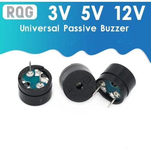 10pcs Universal passive buzzer electromagnetic impedance 16 ohms AC / 2KHz 3V 5V 12V Universal