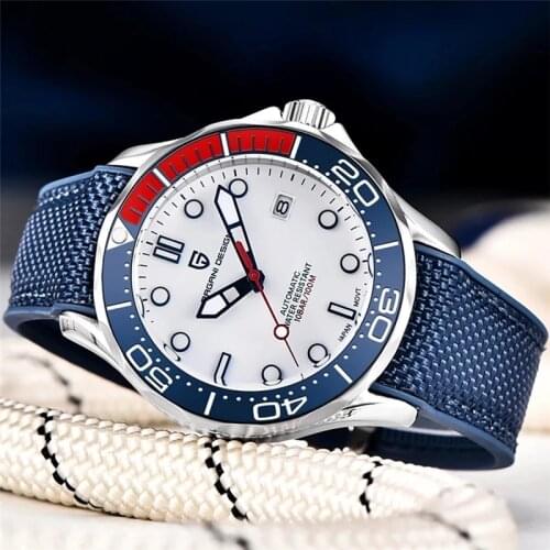 2021 PAGANI DESIGN Automatic Mens Watch Stainless Steel Mechanical Wriswatch Japanese NH35A Sports Luxury Sapphire Glass Clock