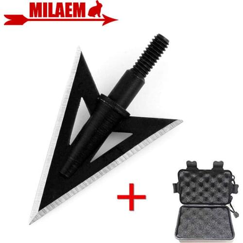 3/6/12pcs 100Gr Archery Blade Arrowhead Stainless Steel Broadheads Target Arrow Point Tips Hunting Shooting Accessories