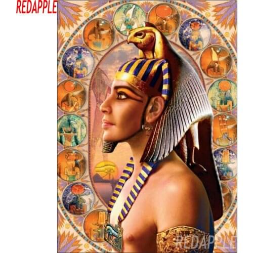 3d Diamond Embroidery Magic Egyptian Pharaohs Religion pattern Full Square round Diamond Painting Cross Stitch Mosaic home Decor