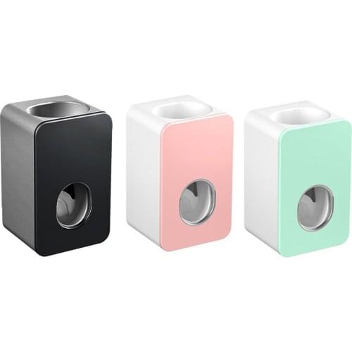 Automatic Toothpaste Squeezer Wall Hanging Free Punching Lazy Squeezing Toothpaste Dispenser Toothpaste Holder