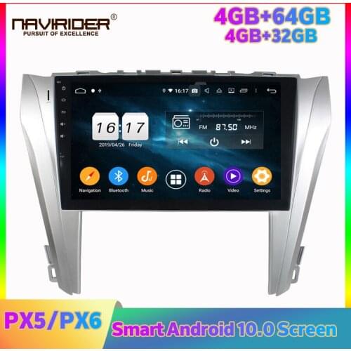 PX5 10.1" PX6 Car Android Radio Multimedia Player For Toyota CAMRY 2014 GPS Navigation Carplay DSP Head Unit Autoradio