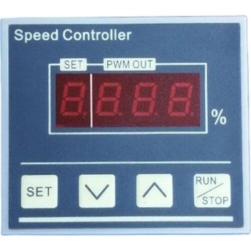 Digital display DC motor pwm stepless variable speed speed control switch speed governor high efficiency 12-30V 10A 240W
