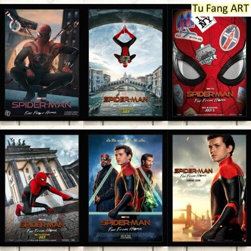 Marvels Spider-Man Heroes Return Canvas Painting Wall Art Nordic Posters and Prints Pictures for Living Kids Room Decoration