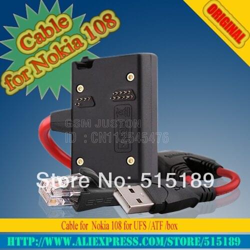 Combo cable for Nokia 108 for jaf/ufs/atf box for nokia phone unlock&flash&repair Free shipping