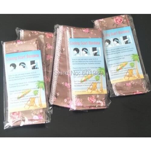 2019 New 50 Pcs Summer Neck Cooler Scarf Body Ice Cool Cooling Wrap Necktie Sport Headband Towel Cool Towel