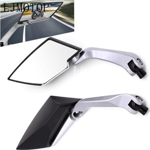 1 Pair Motorcycle RearView Mirror Handlebar Side Mirrors 8 10mm For Yamaha fjr 1300 XJR400 BT1100 bt 1100 TRX850 XJ6 DIVERSION
