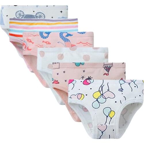 Girls' Underwear Summer Triangle Pure Cotton Childrens Shorts Baby Summer Thin Flat Angle Childrens Briefs Panties Lot