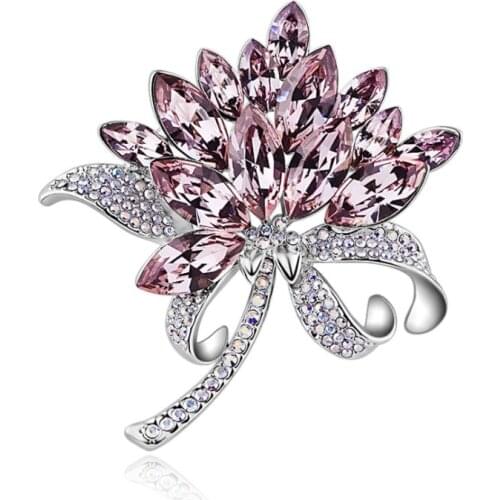 New Womens Wedding Jewelry Crystal from Swarovskis Premium Gift Coats Corsage Accessories Decorative Flowers Brooches