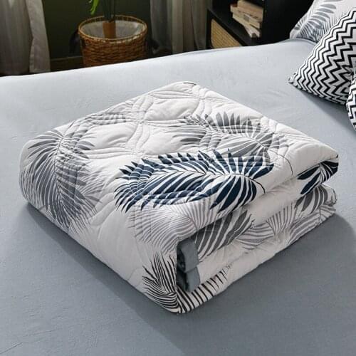 New Summer Washed Cotton Summer Cool Quilt Air-Conditioning Quilt Summer Thin Single Double Quilt Can Be Washed