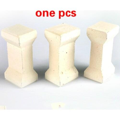 One pcs high temperature resistance Mullite Kiln support bracket Boron plate support bracket Pottery tools Mullite Ceramic