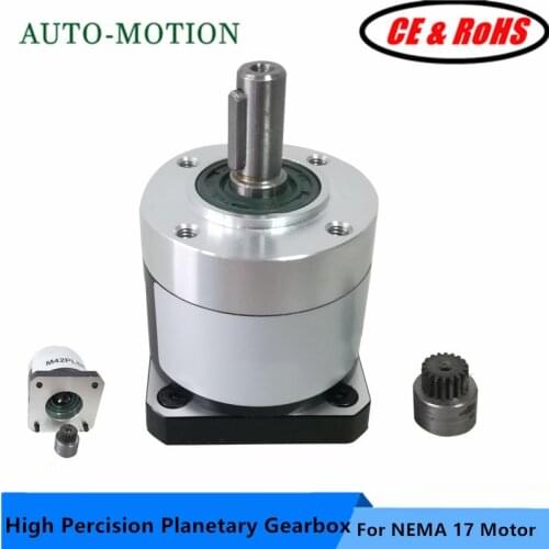 High percision 42 motor planetary gearbox NEMA 17 gearbox for stepper motor BLDC motor or servo motor