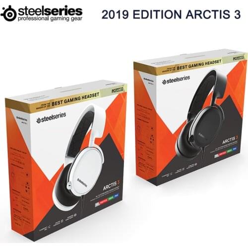 SteelSeries ARCTIS 3 Wired Gaming Headphones ClearCast Noise Cancelling Headset for PC PlayStation XBOX Nintendo 2019 Edition