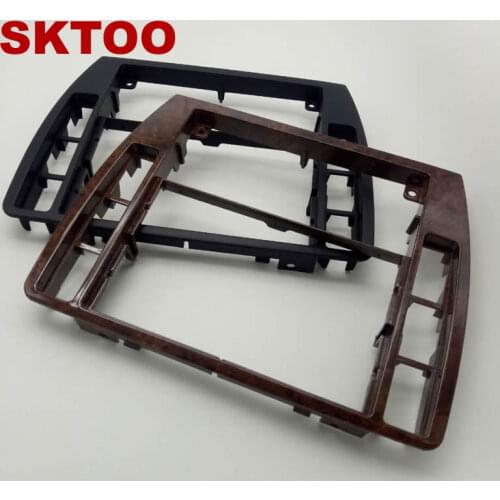 SKTOOFor VW PassatB5 Middle Escutcheon Center Decorative Box Dashboard Console Panel CD Recorder Frame Radio Face Trim 3B0858069