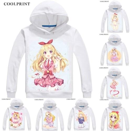 Hoshimiya Ichigo Hoodies Multi-style Hooded Hoodie Aikatsu! Idol Activity Data Carddass Ichigo Cosplay Sweatshirts