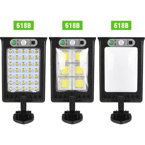 COB Solar led Street Lights Outdoor Security Light Wall Lamp Waterproof Motion Sensor Lamp Garden Balcony Park Lighting