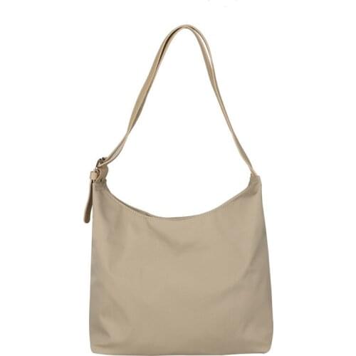 2021 New Fashion Densified Canvas Tote Bag Womens Single Shoulder Large Capacity Handbag Nature Style Casual Female Purse