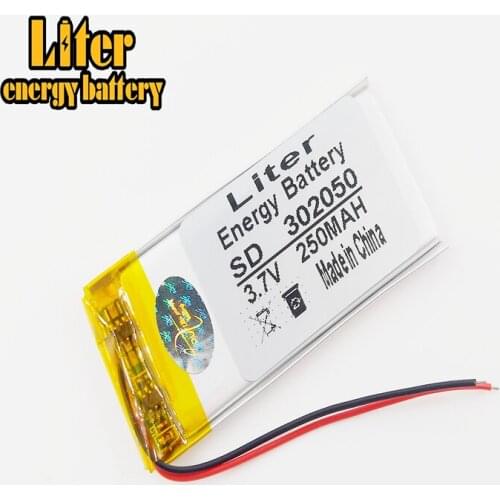 302050 250mah polymer thermal underwear Bluetooth audio Haircut lithium battery manufacturers selling