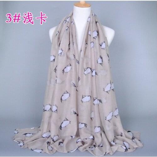 5pcs/lot colourful fashion penguin design ladies wrap 7 color high quality classical scarves/scarf shawls muslim hijab Solid
