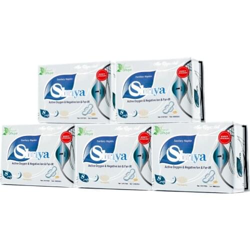 5Pack Anion Sanitary Pads Menstrual Pads Anion Sanitary Towels Cotton Chinese Herbal Medicine Hygienic For Women Pad Panty Liner