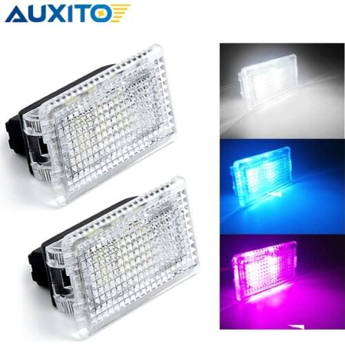 For Tesla Model 3 X S Interior Led Light Frunk Light Bulbs Plug and Play Ultra Bright LED Trunk Ambient Light White Blue Purple