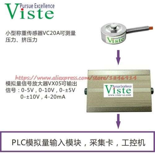 Free shipping Weighing small size sensor 20mm sensor signal amplifier 1t1.5t2t film box sensor