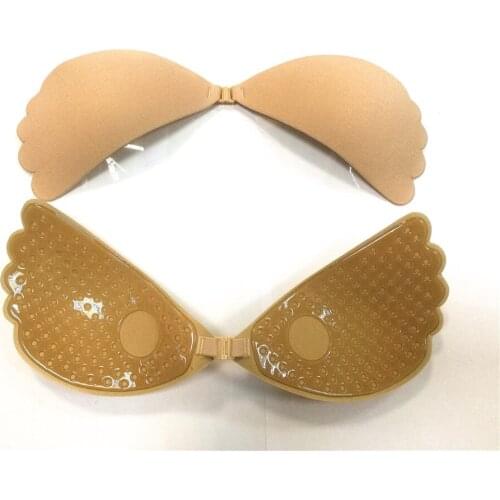 Fly Bra Women Invisible Bra Super Push Up Seamless Self-Adhesive Sticky Wedding Party Front Strapless Bras For Woman