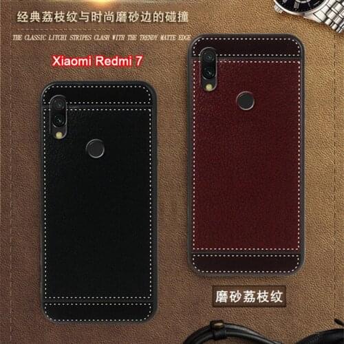 Global Redmi 7 Phone Case for Xiaomi Redmi 7 4GB 64GB Cover 6.26 inch Soft Black silicone Coque for Xiaomi Redmi 7 3GB 32GB Case