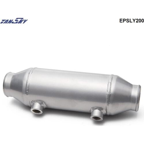Barrel style liquid to air intercooler 4" x8", 2.5" (63mm) Inlet/Outlet EPSLY200
