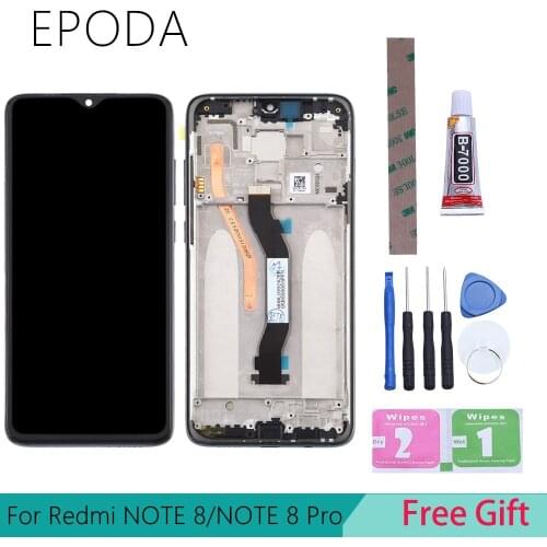 For Xiaomi Redmi Note 8 Note8 Lcd Display Touch Screen Digitizer Assembly Replacement Parts for Redmi Note 8 Pro Lcd