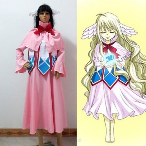 Fairy Tail Mavis Vermilion Cosplay Costume Custom Made Halloween Christmas