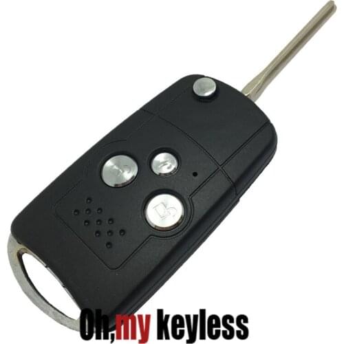 Uncut key shell for toyota camry Corolla Matrix Yaris RAV4 Avalon Rav4 modified folding flip key fob cover