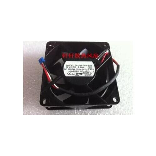 NMB 7CM 70*70*25 2810KL-04W-B59 12V 0.24A three line two axis cooling fan